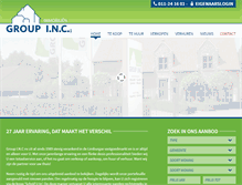 Tablet Screenshot of group-inc.be